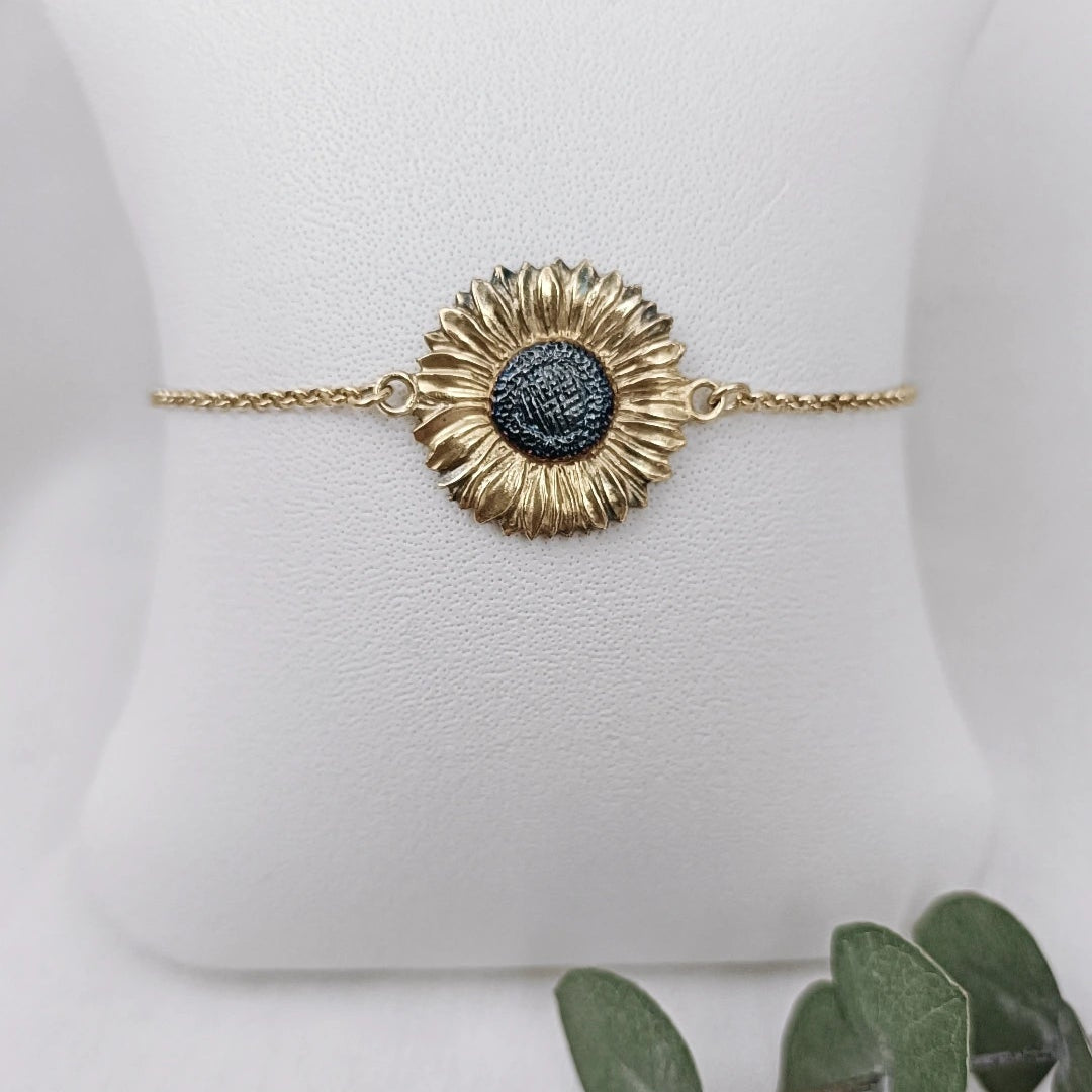 Solsikken: Armbånd, forgylt
