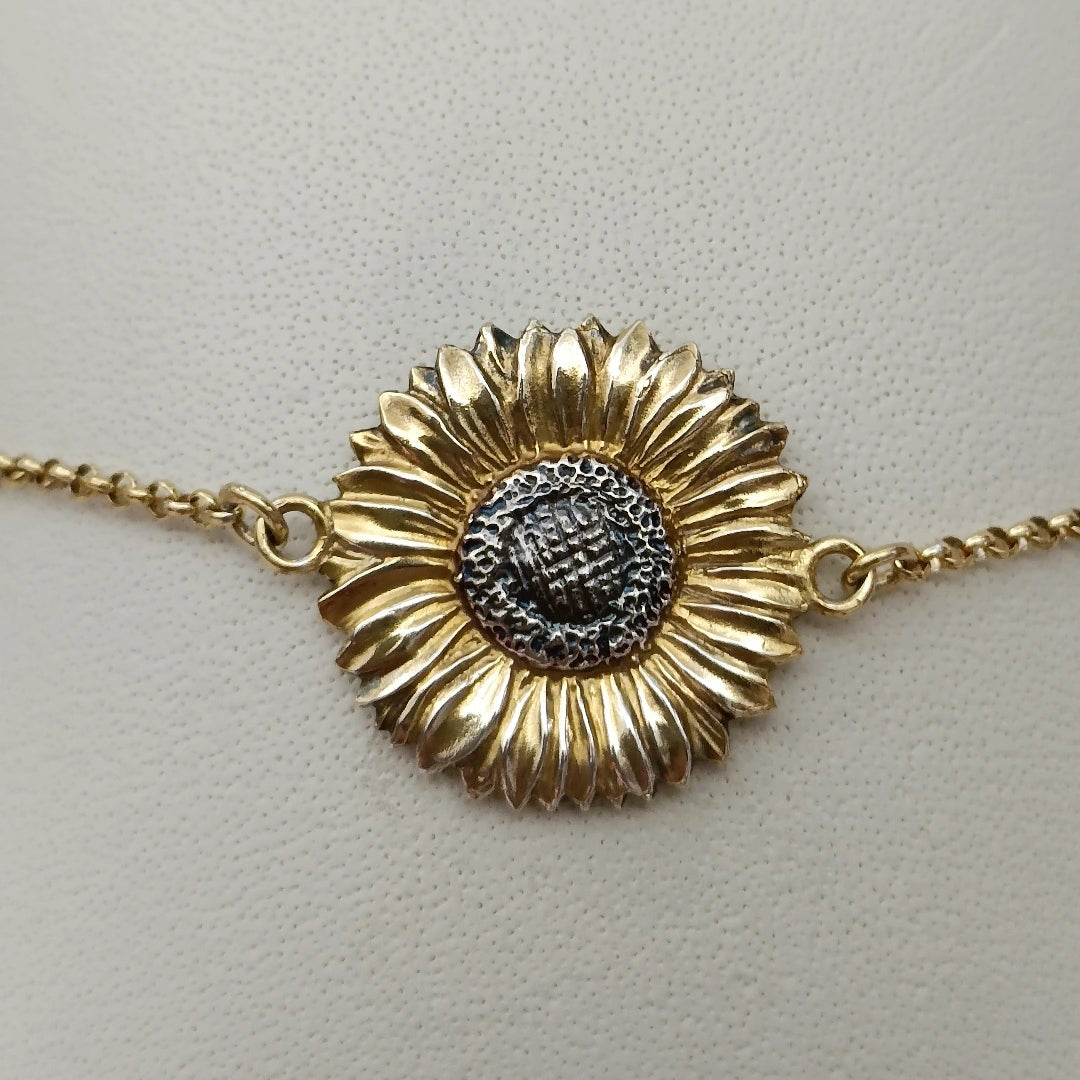 Solsikken: Armbånd, forgylt