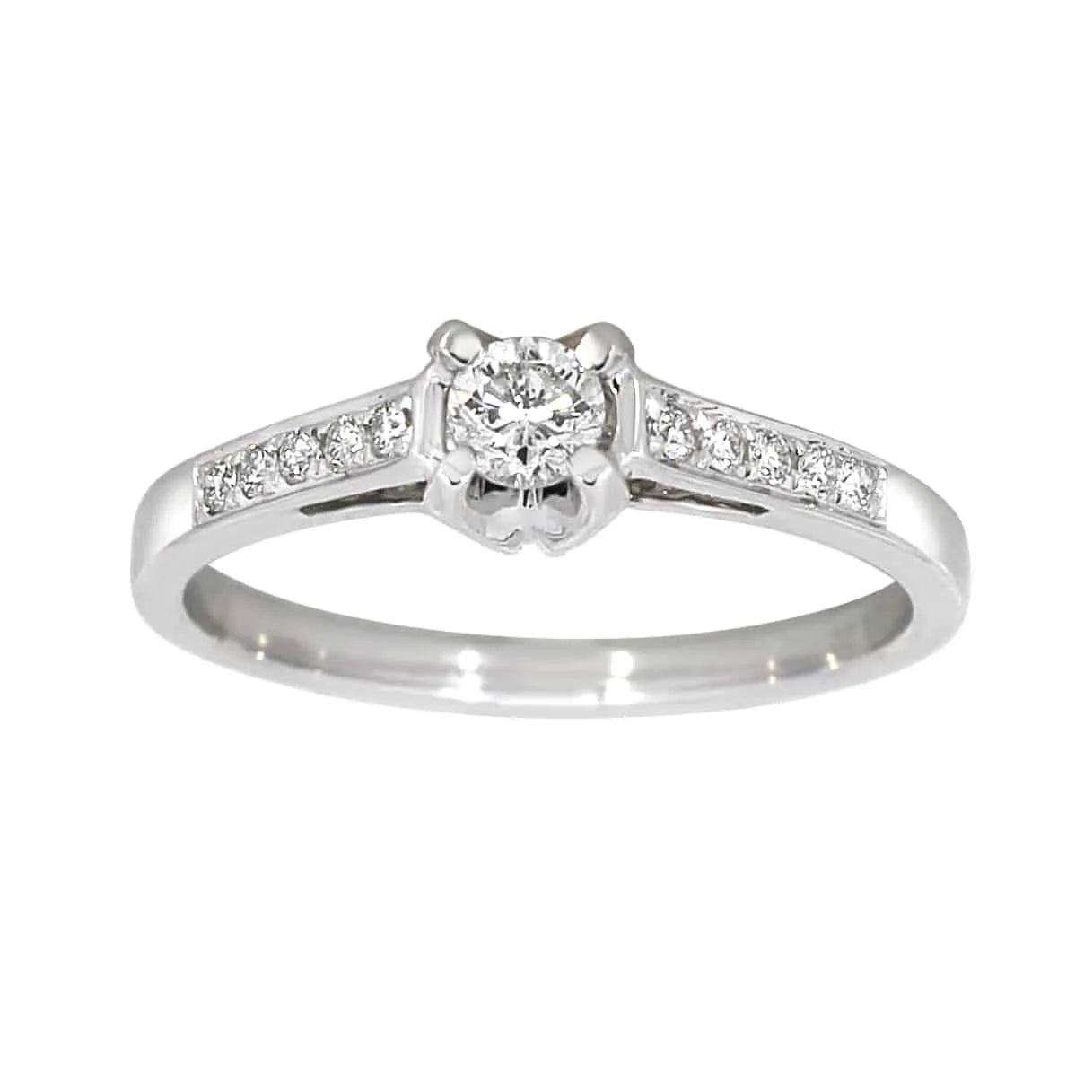 Diamantring 0.30ct TW SI