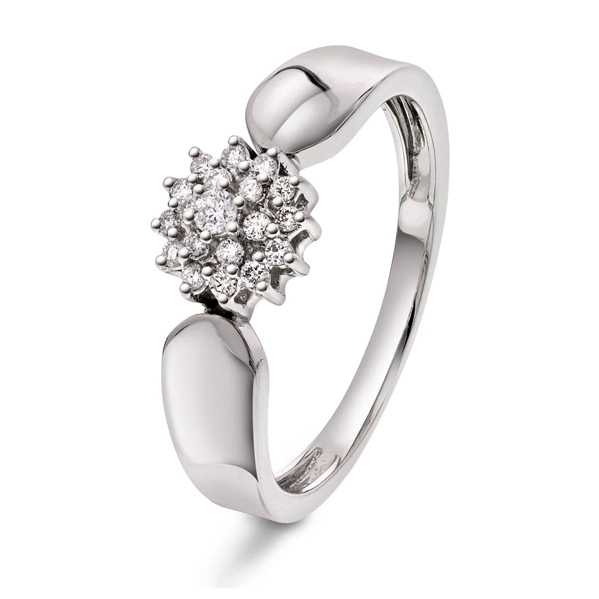 Diamantring "Rosett" 0,15ct TW SI