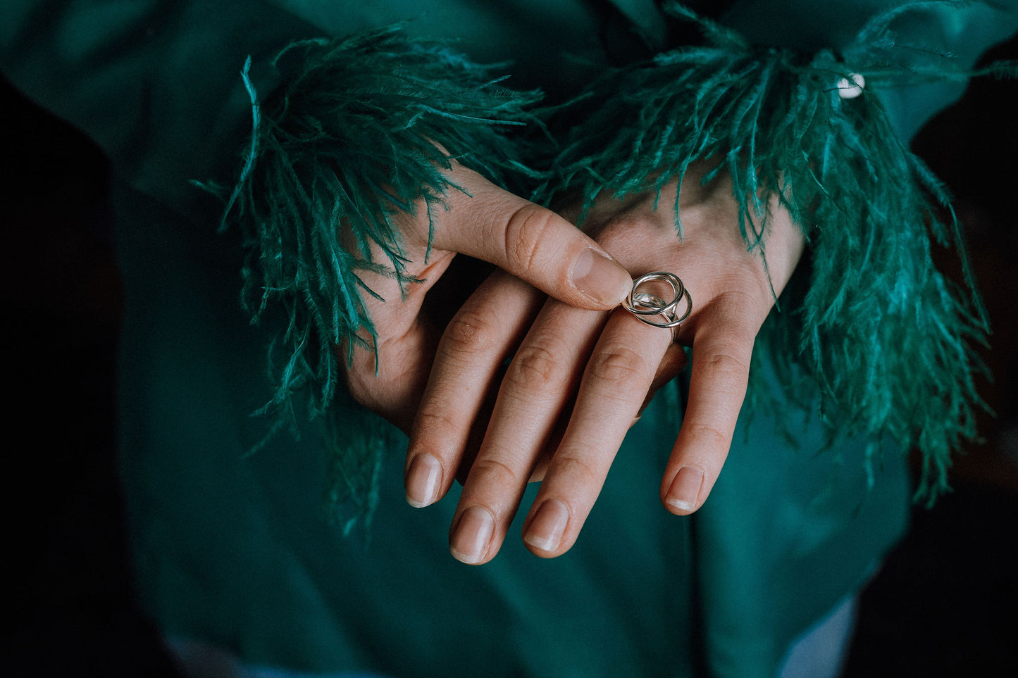 Salstraumen-smykke: Ring, justerbar
