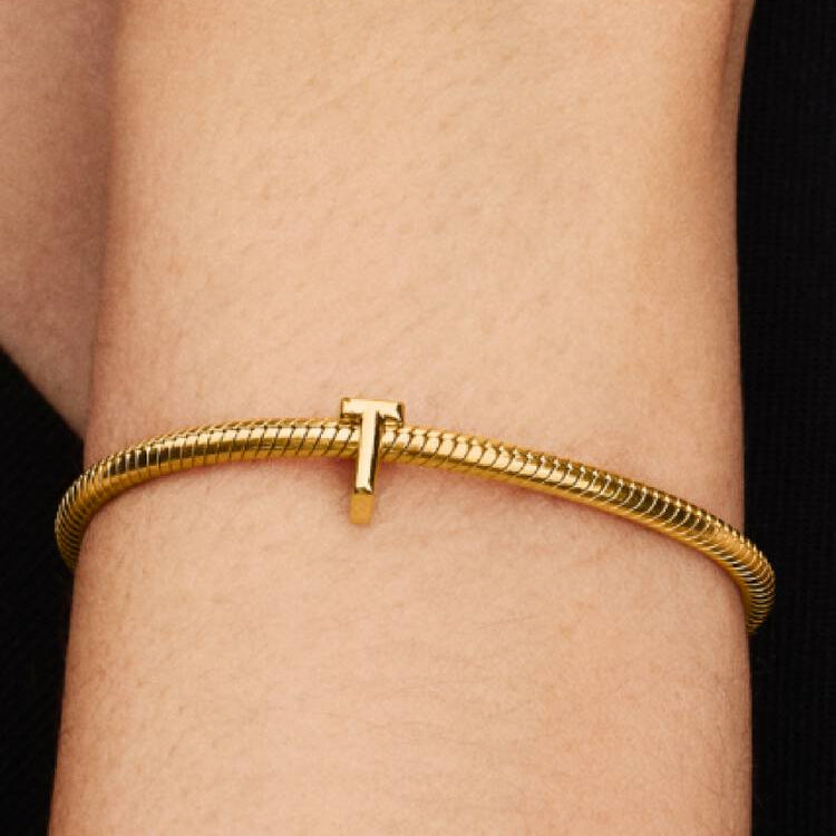 Pandora Bokstaven "T" minicharm
