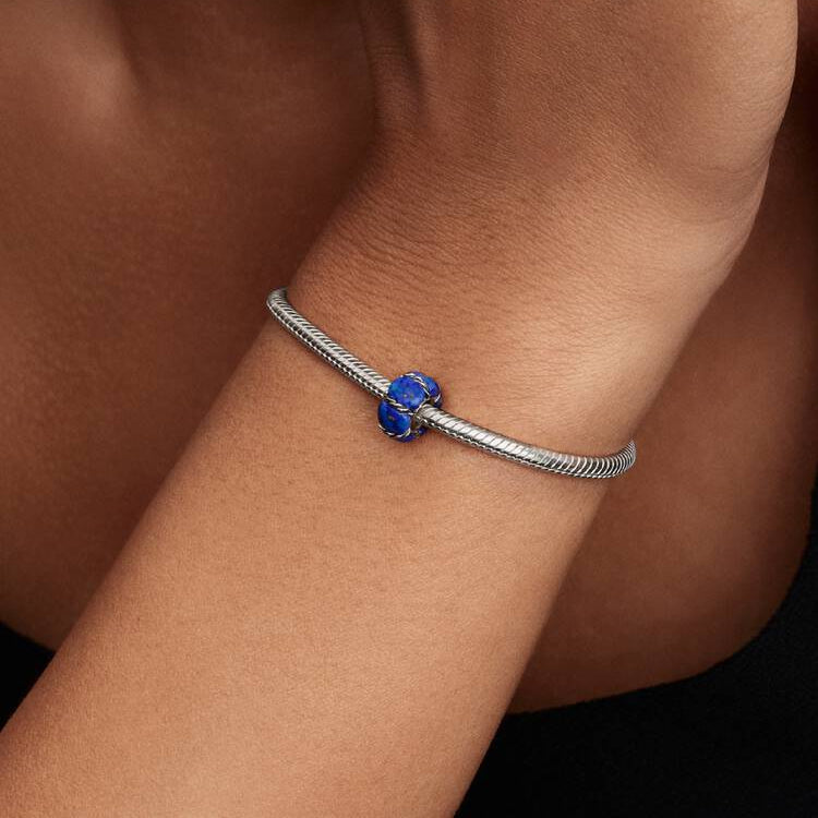 Pandora Livbøye charm, blå