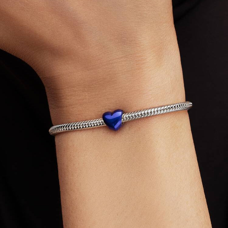 Pandora Hjerte minicharm, blå