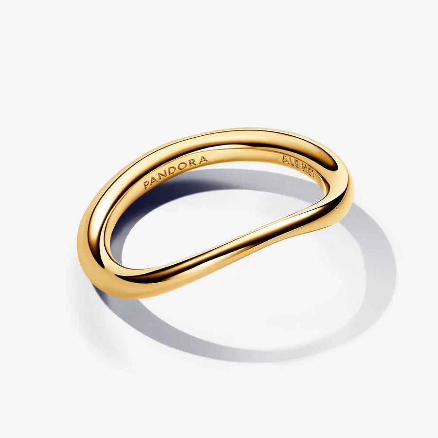 Pandora Essence ring med organisk formet bånd