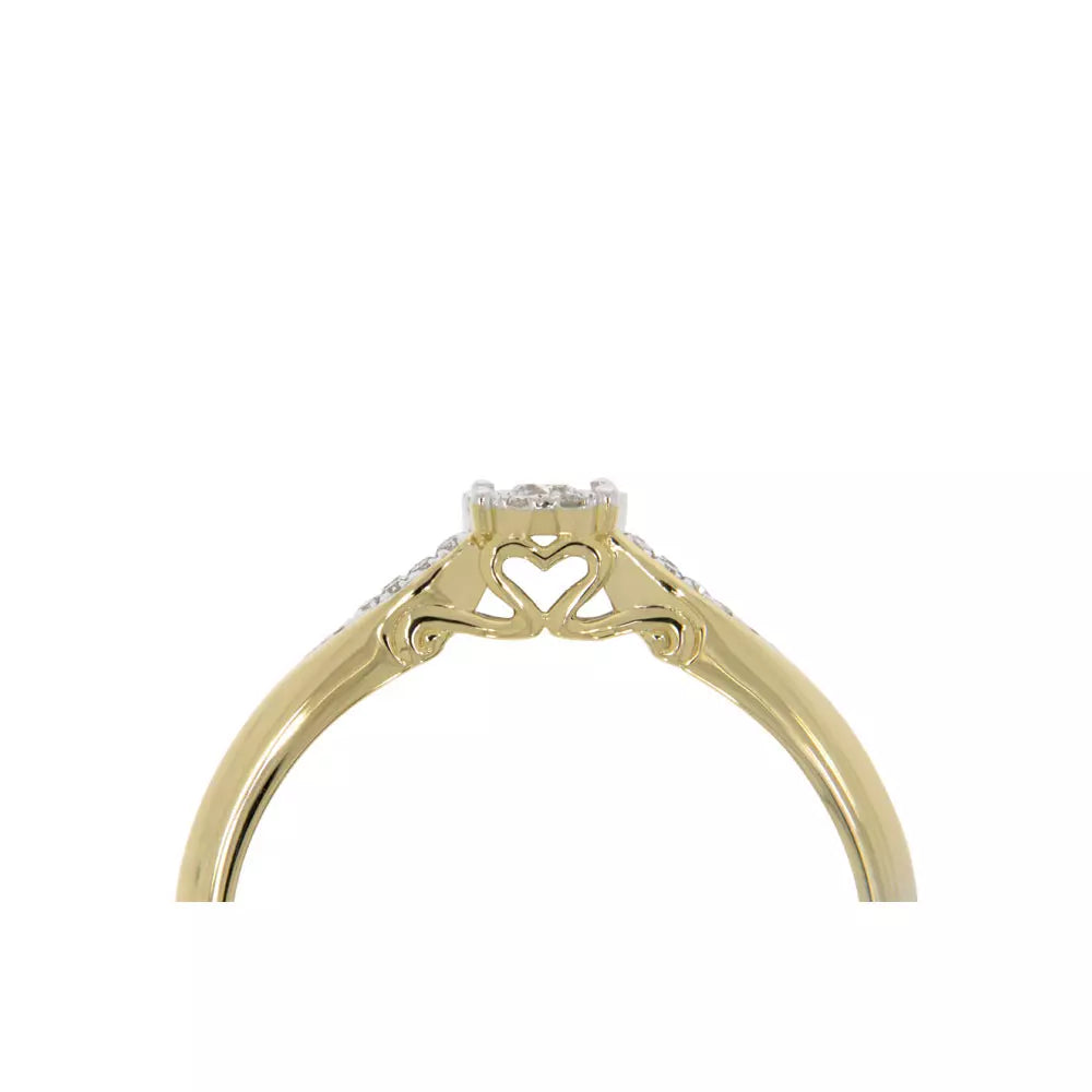 Diamantring "Vivianne" 0.15ct TW SI