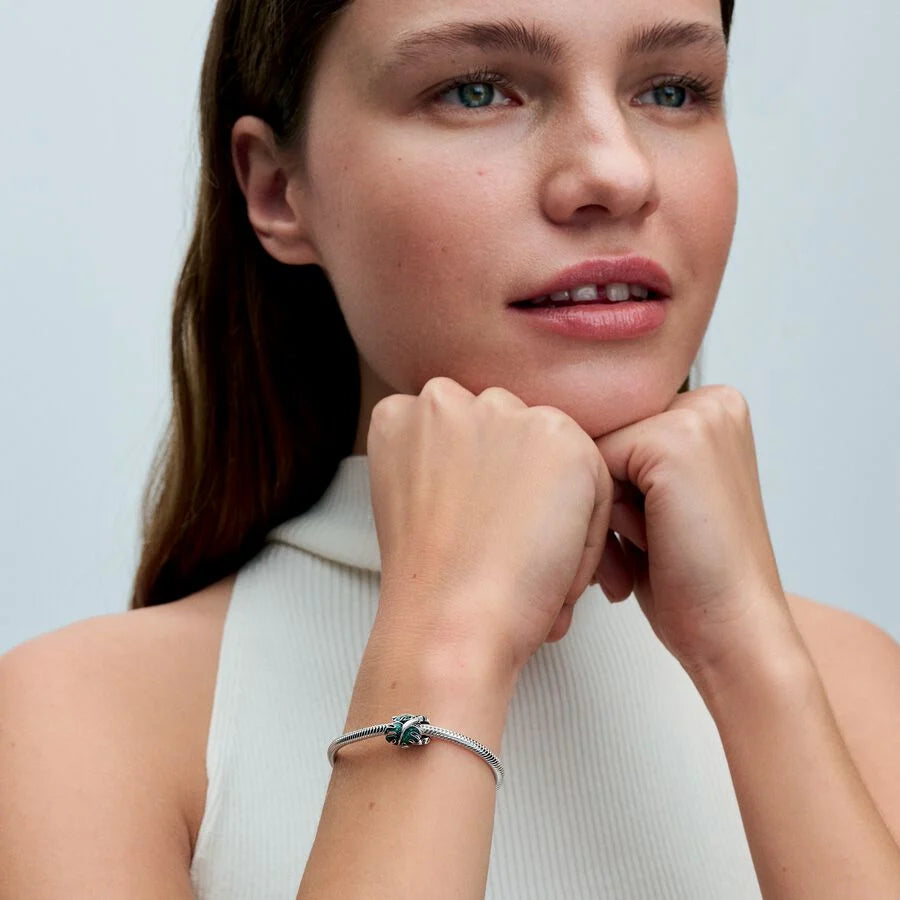 Pandora Grønne monsterablader charm