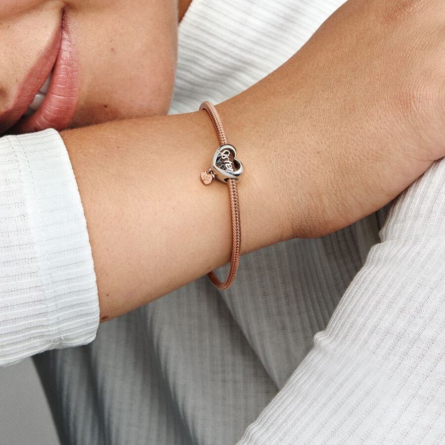 Pandora Elsk Din Søster Hjerteformet Charm