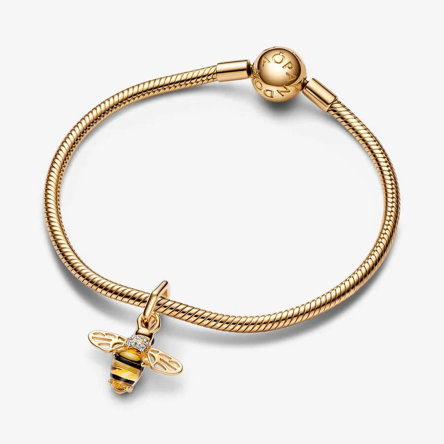 Pandora funklende bie charm