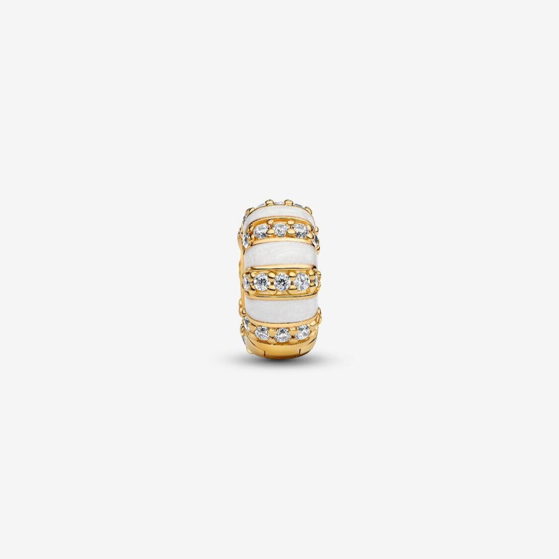 Pandora Steiner og emalje klemmecharm