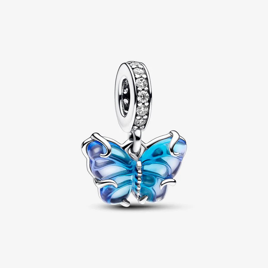 Pandora muranoglass sommerfugl charm