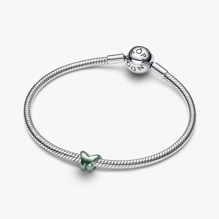 Pandora Sommerfugl Minicharm, grønn