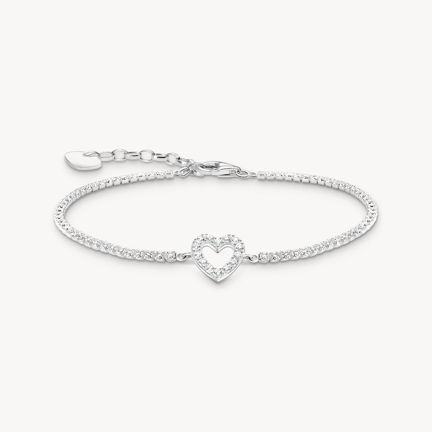 Thomas Sabo hjerte tennisarmbånd