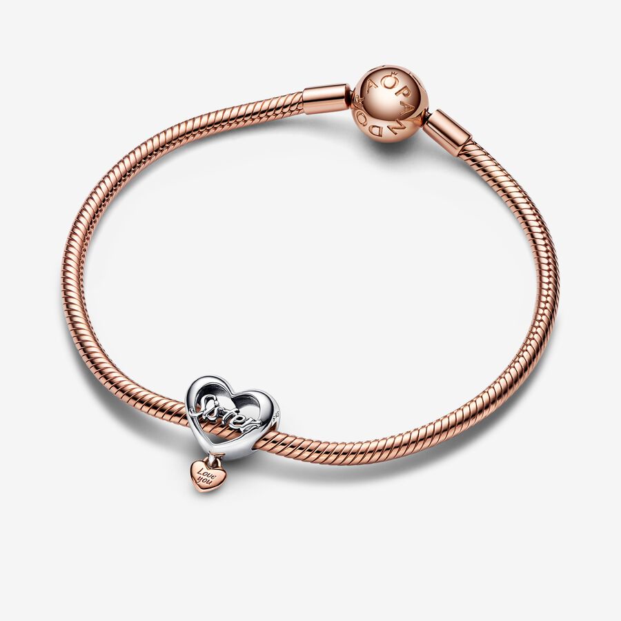 Pandora Elsk Din Søster Hjerteformet Charm