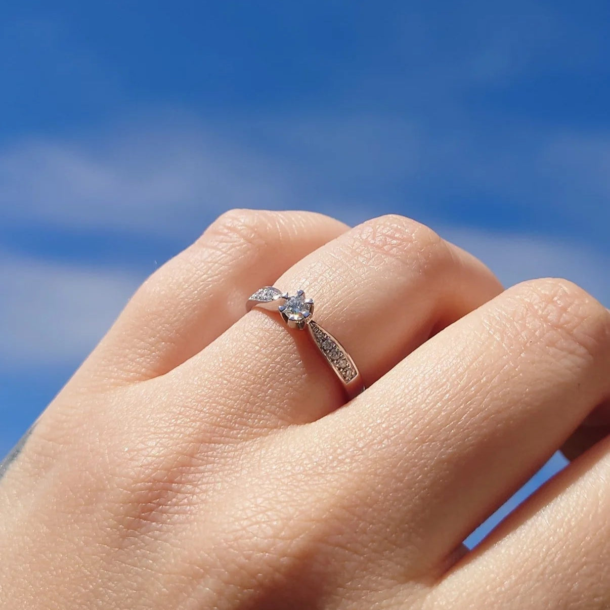 Diamantring 0.28ct TW SI