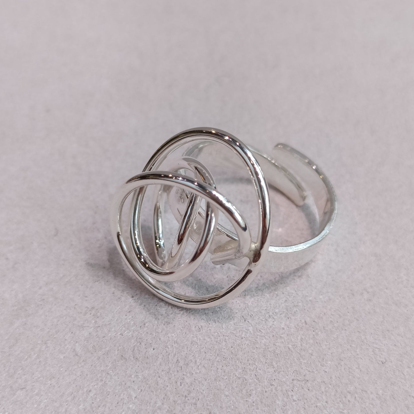 Saltstraumen-smykke: Ring, justerbar