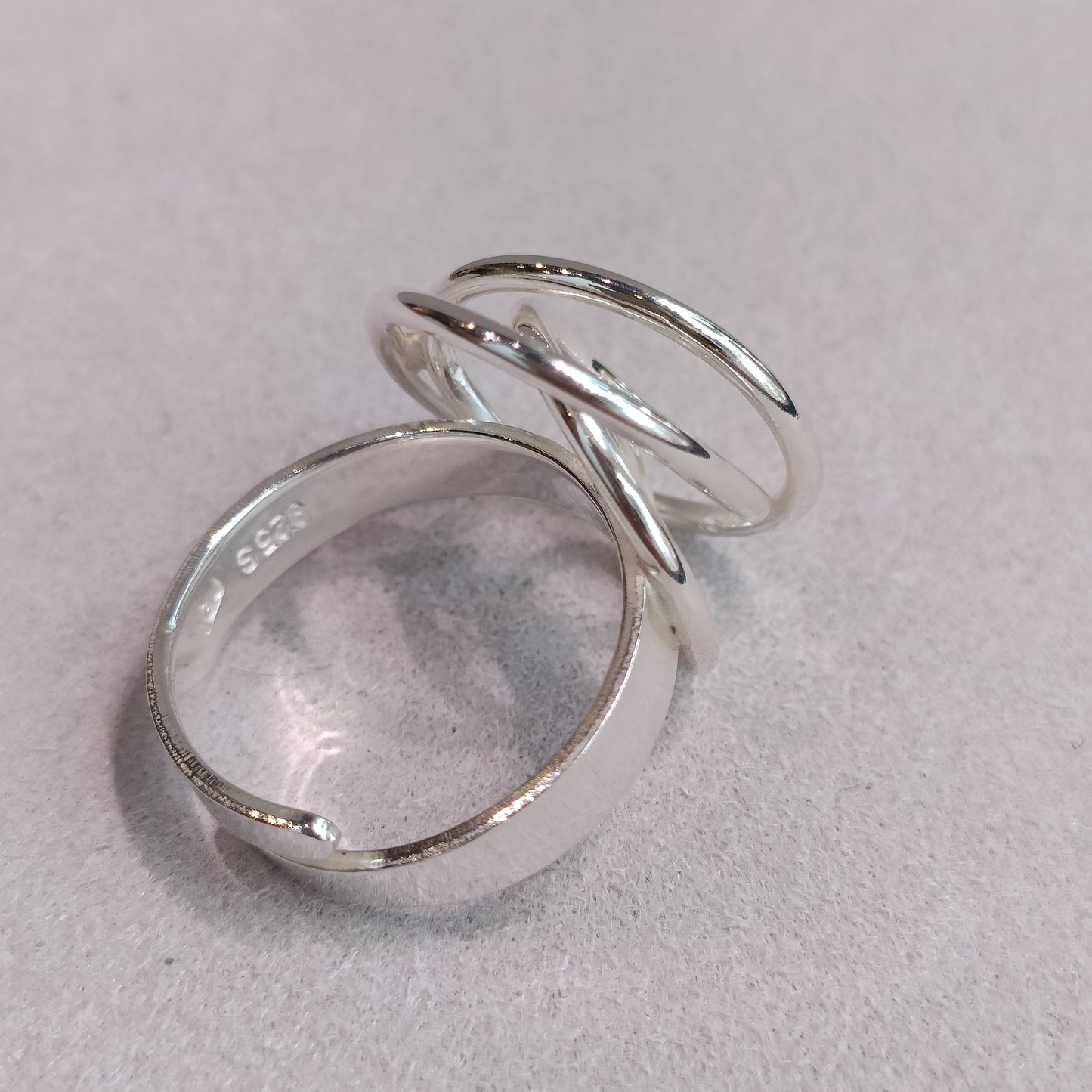Saltstraumen-smykke: Ring, justerbar
