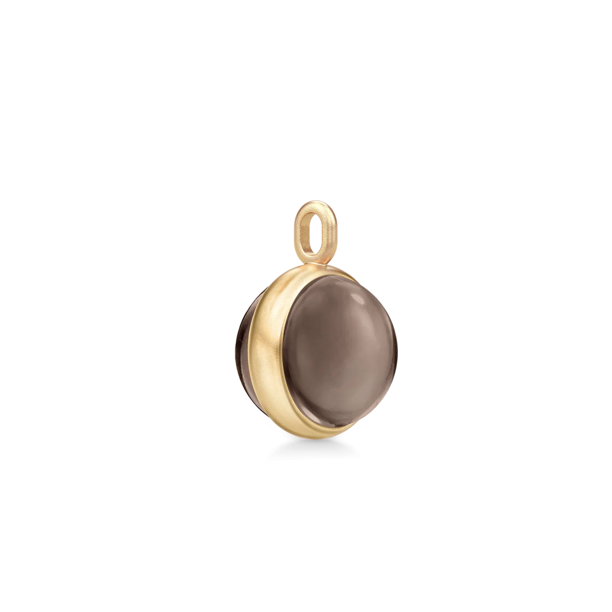 Julie Sandlau «Prime» anheng i gull, Smokey quartz