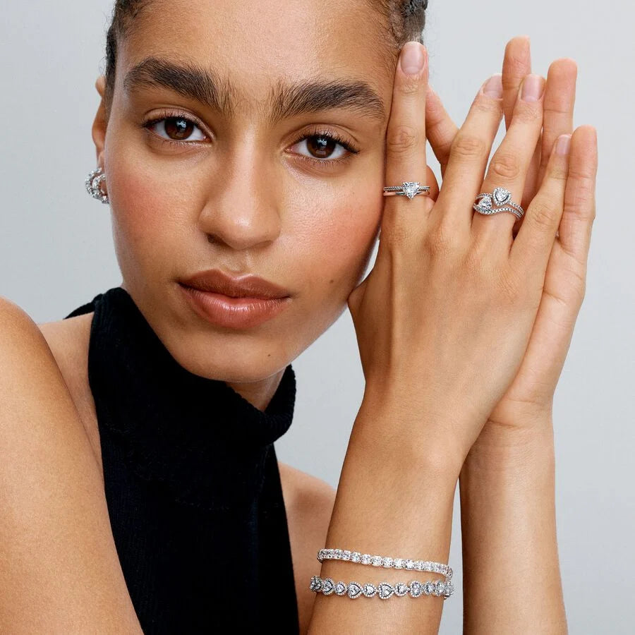 Pandora funklende tennisarmbånd