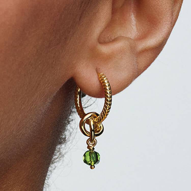 Pandora evighetssirkel hengende charm, vårgrønn