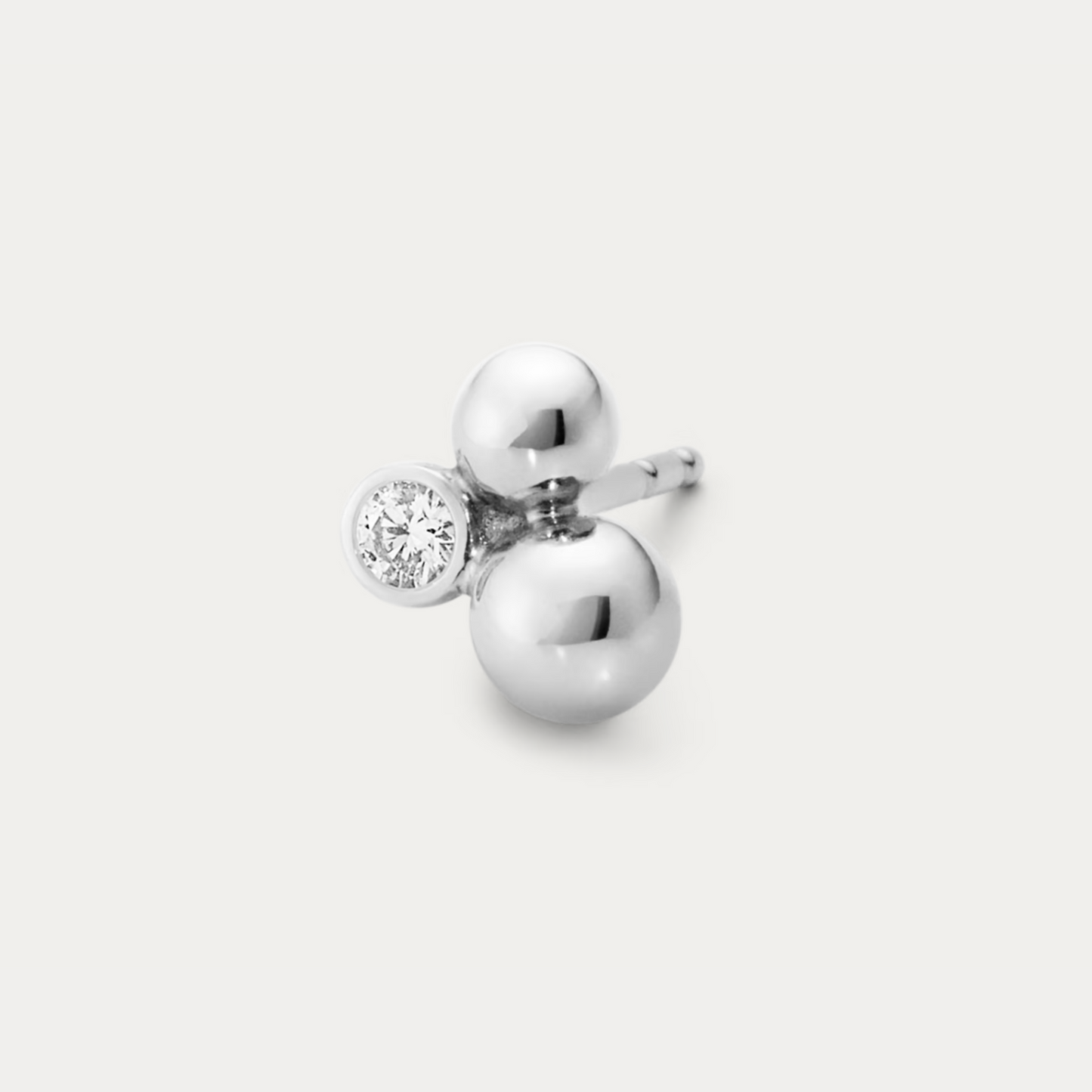 Georg Jensen Moonlight Grapes ørepynt med diamanter
