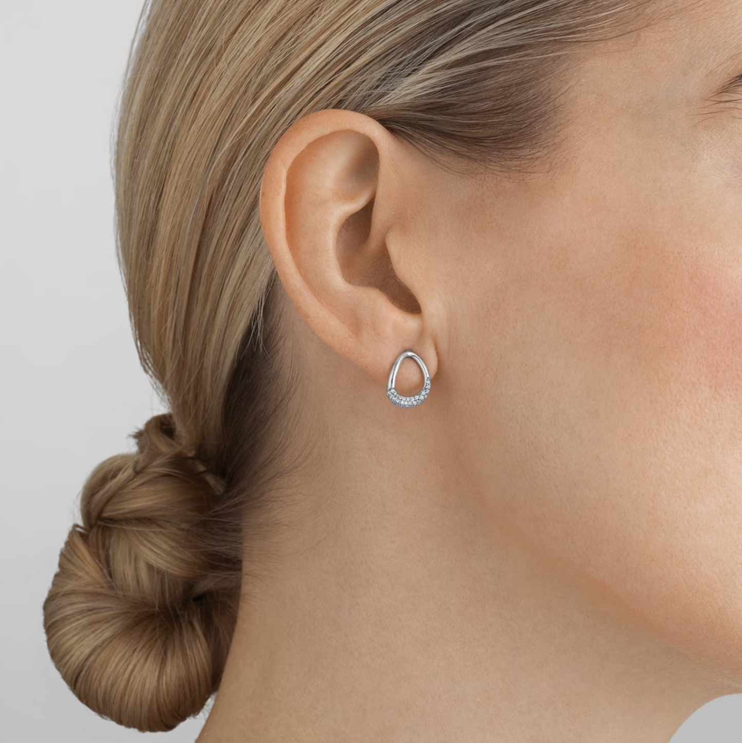 Georg Jensen Offspring ørepynt med diamanter