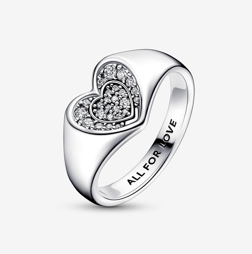 Pandora "strålende hjerte" ring
