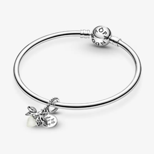 Pandora selvlysende Ildflue charm