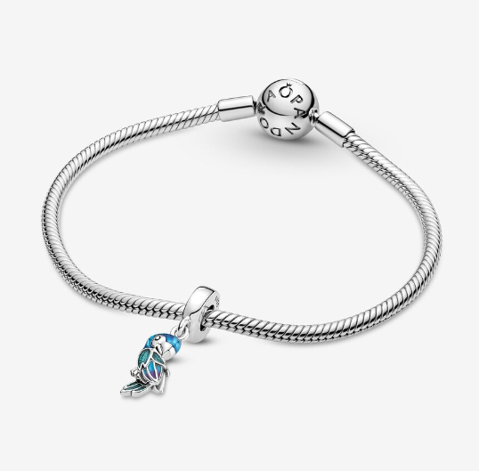 Pandora papegøye charm