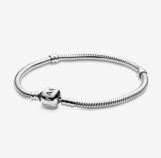 Pandora "Moments silver clasp" armbånd