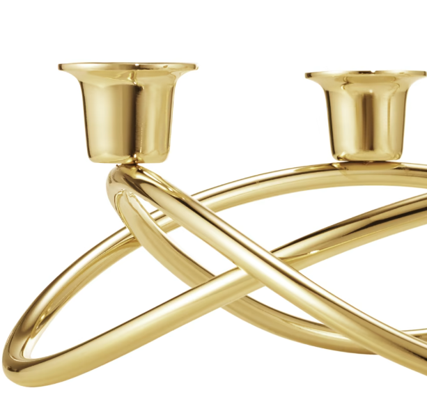 Georg Jensen Season Adventsstake, 18kt. gullforgylt