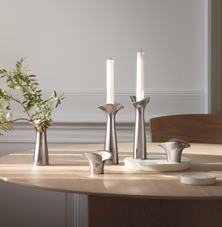 Georg Jensen Bloom botanica telysestaker (2 stk.)