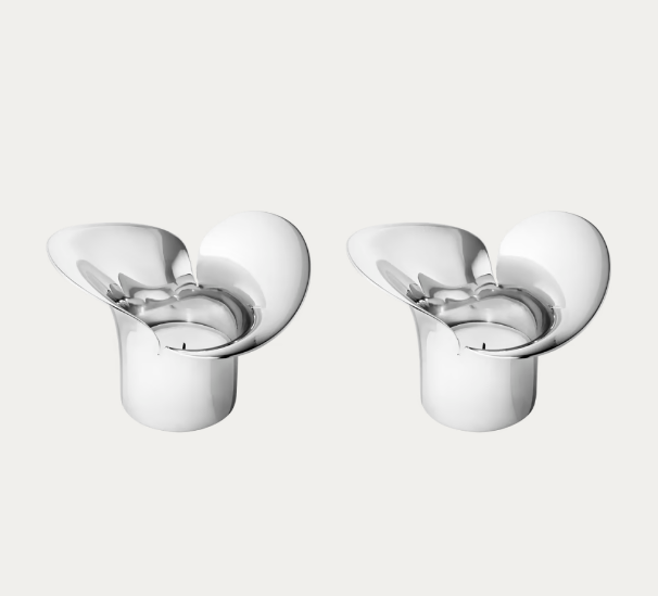 Georg Jensen Bloom botanica telysestaker (2 stk.)