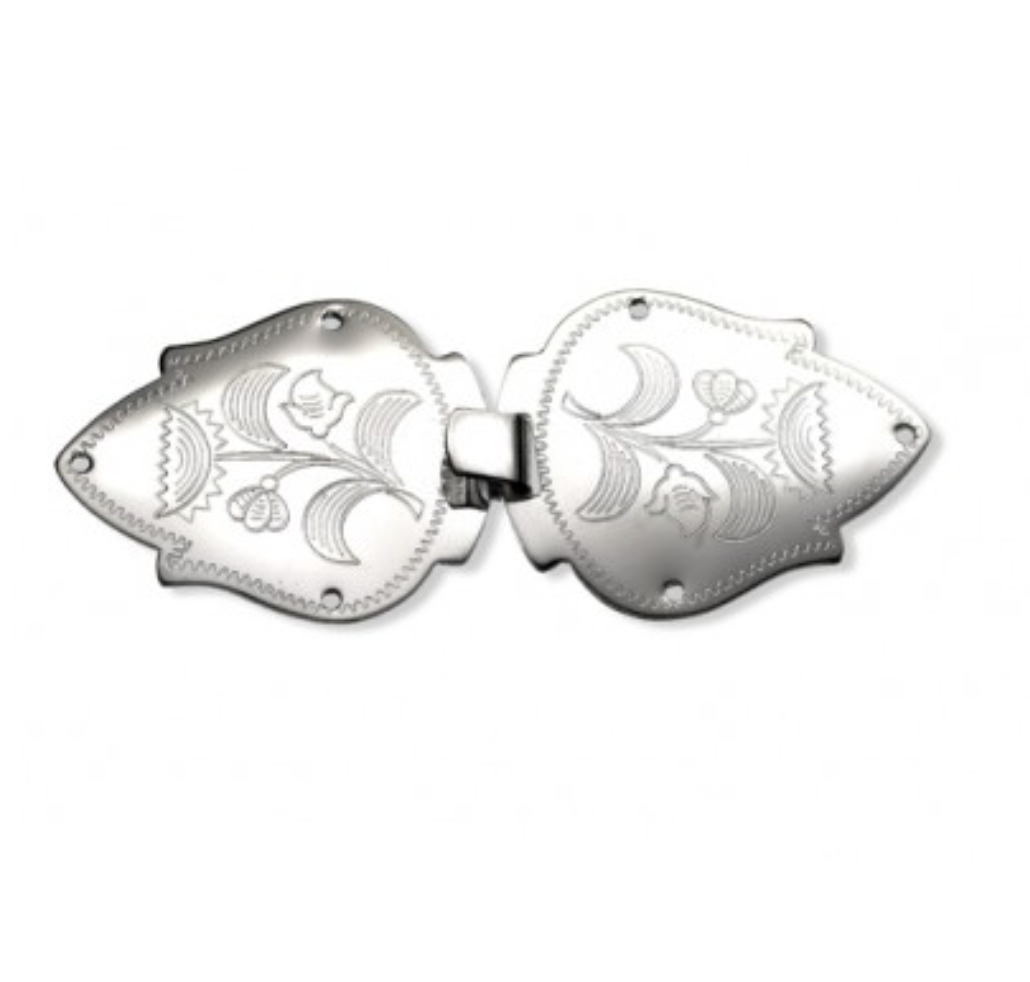 Spenner, gravert til Nordlandsbunad- Rørvik