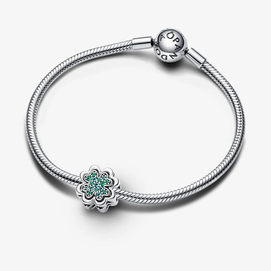 Pandora delbar firkløver charm