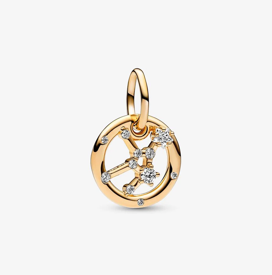 Pandora stjernetegn "Jomfruen" charm