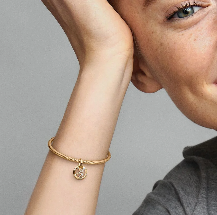 Pandora stjernetegn "Jomfruen" charm