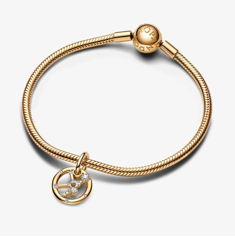 Pandora stjernetegn "Jomfruen" charm