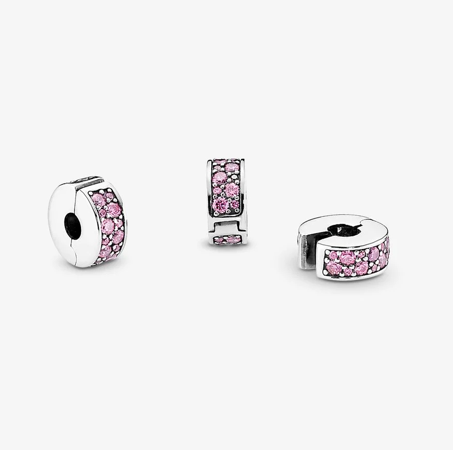 Pandora rosa klemmecharm