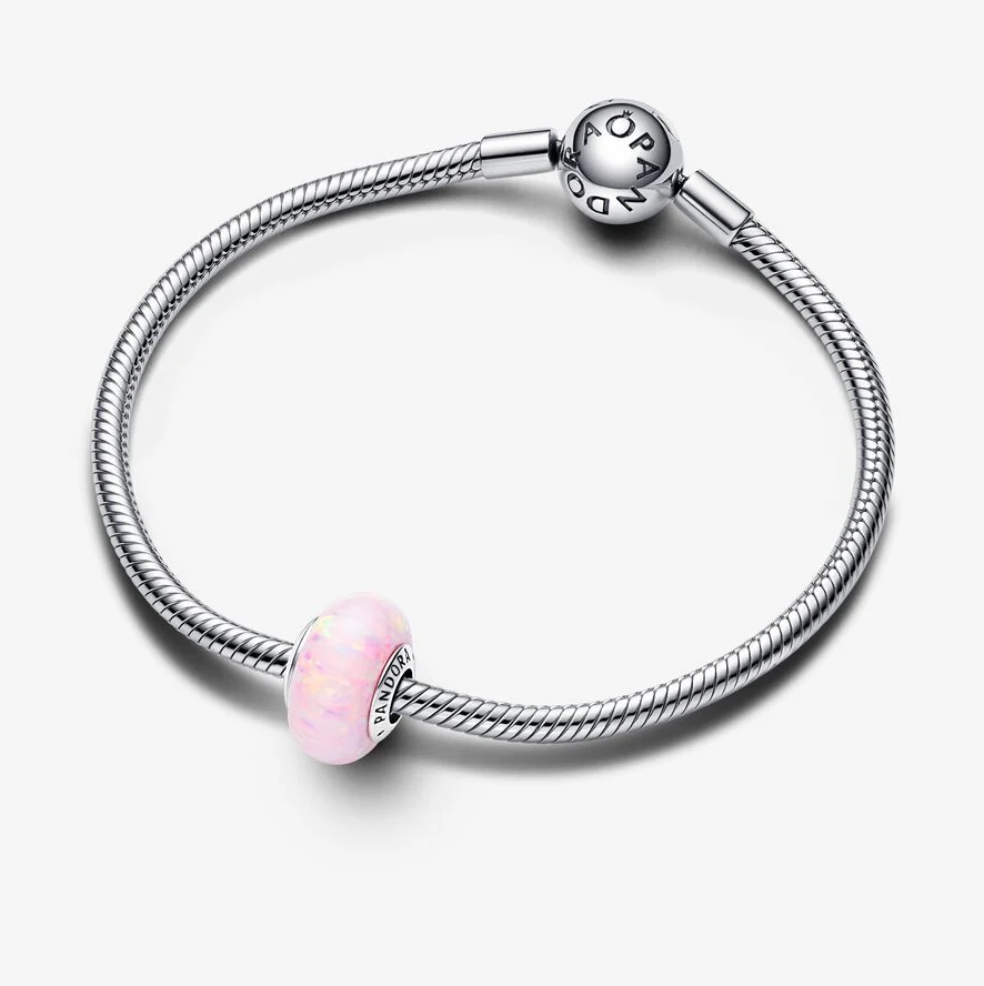 Pandora Opaliserende charm, rosa