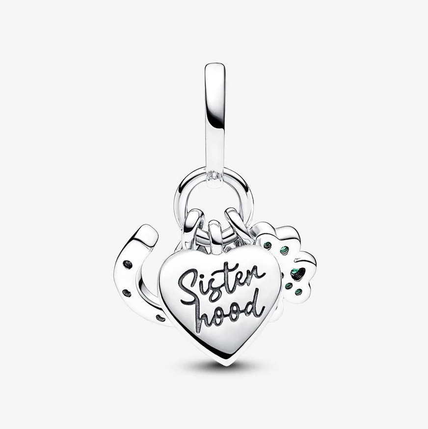 Pandora Firkløver, hjerte og hestesko charm