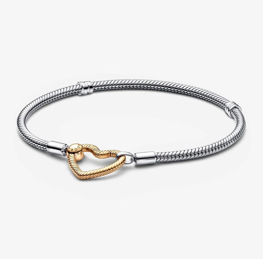 Pandora Moments "hjertelås" armbånd