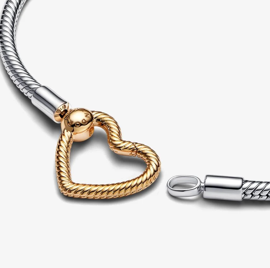 Pandora Moments "hjertelås" armbånd