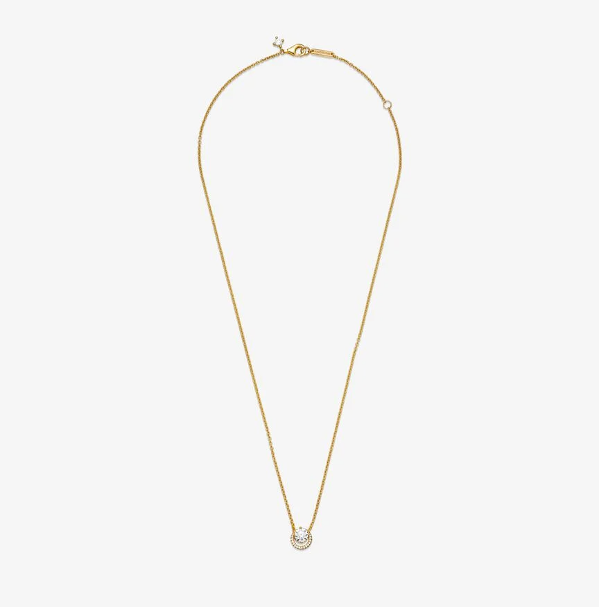 Pandora "halo" collier halskjede