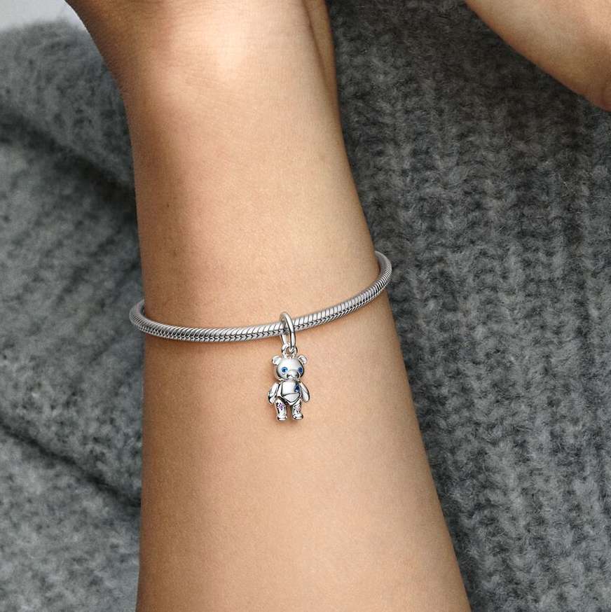 Pandora teddybjørn charm