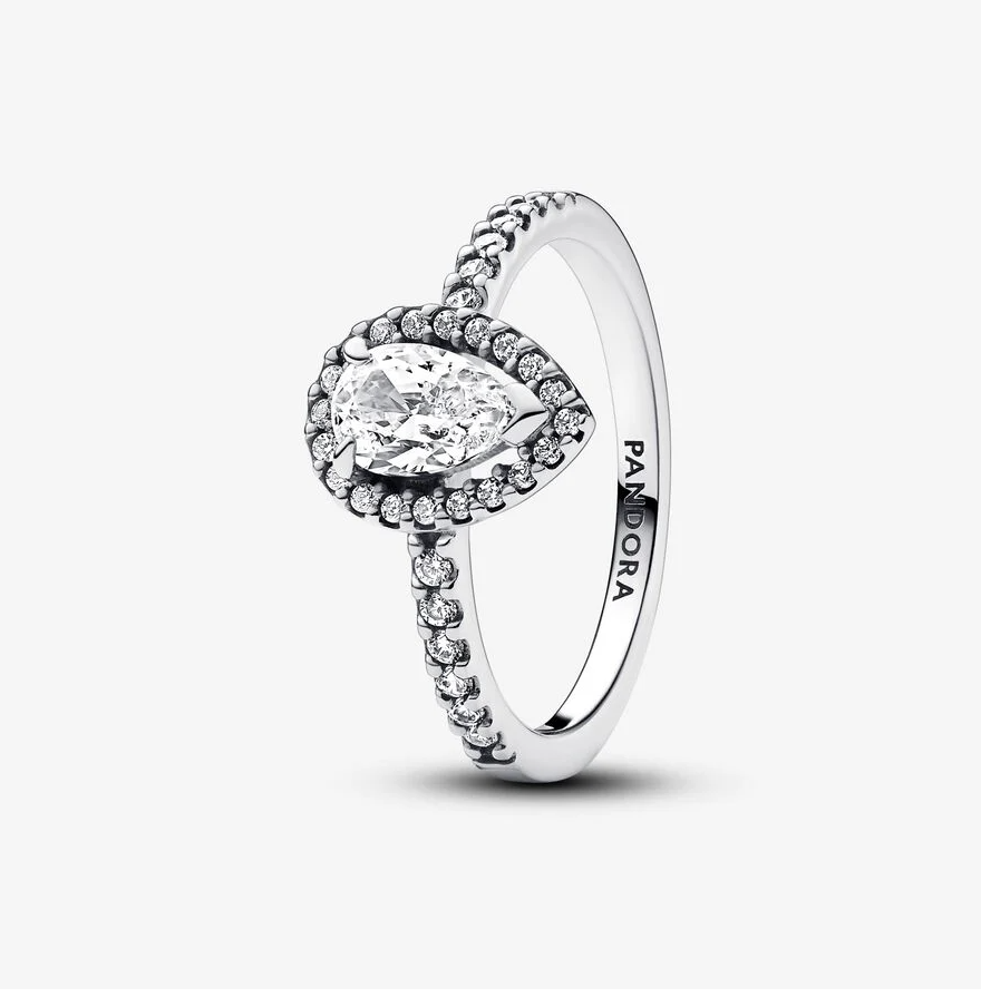Pandora pæreformet ring