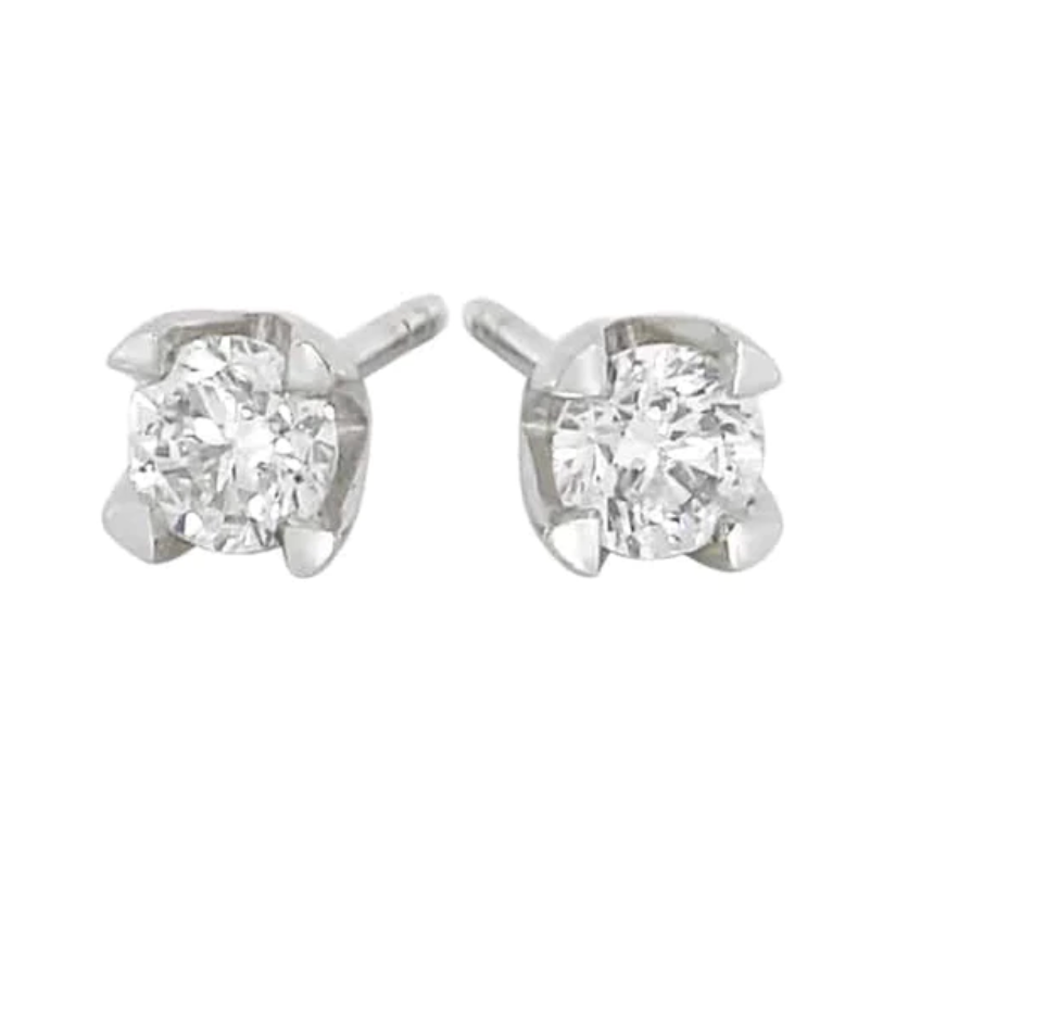 Enstensørepynt "Adele" i hvitt gull, 0.60ct TW SI