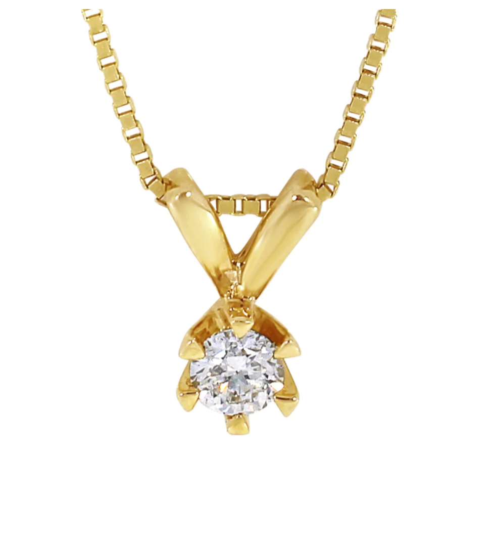 Enstenssmykke "Victoria" 0.30ct TW SI