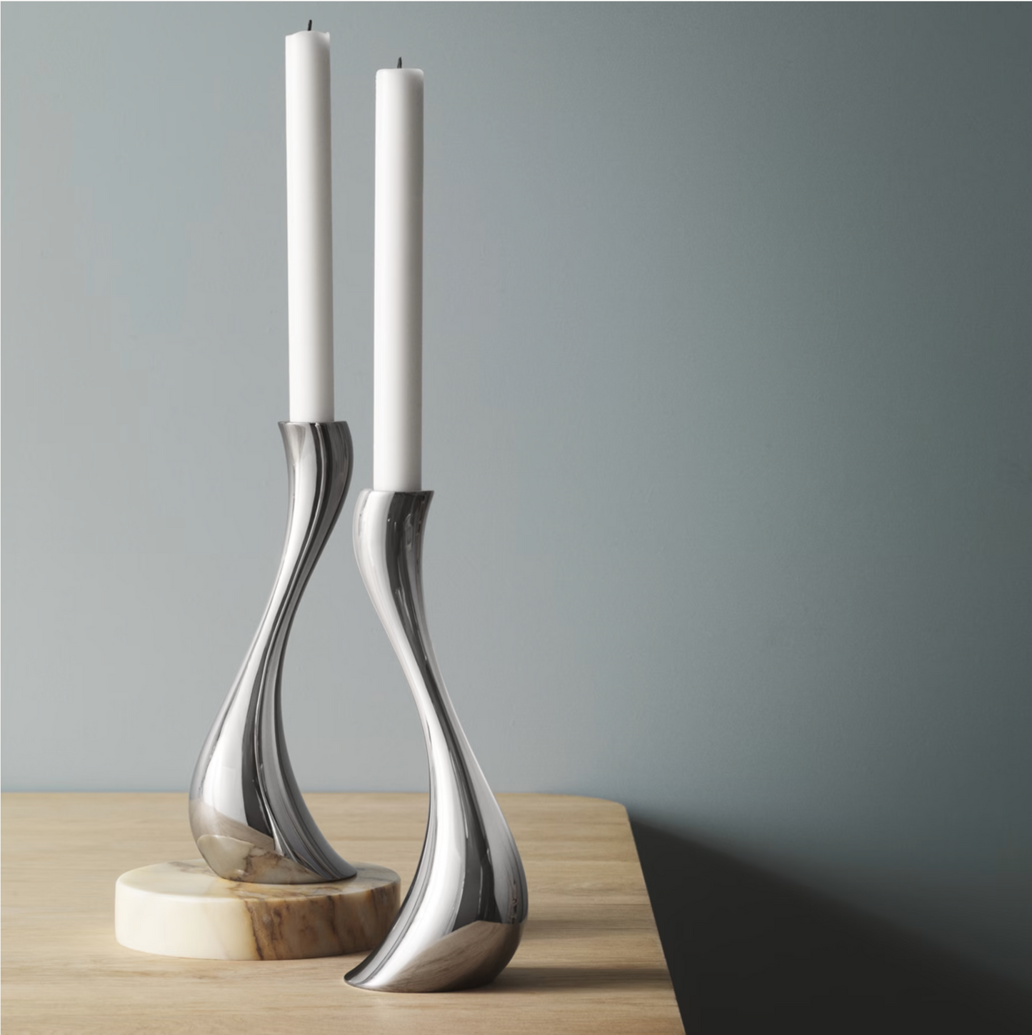 Georg Jensen Cobra lysestake, liten (2 stk.)