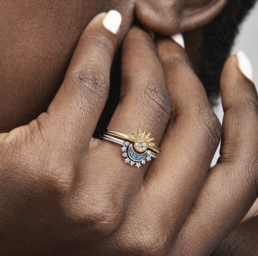 Pandora himmelsk sol ring